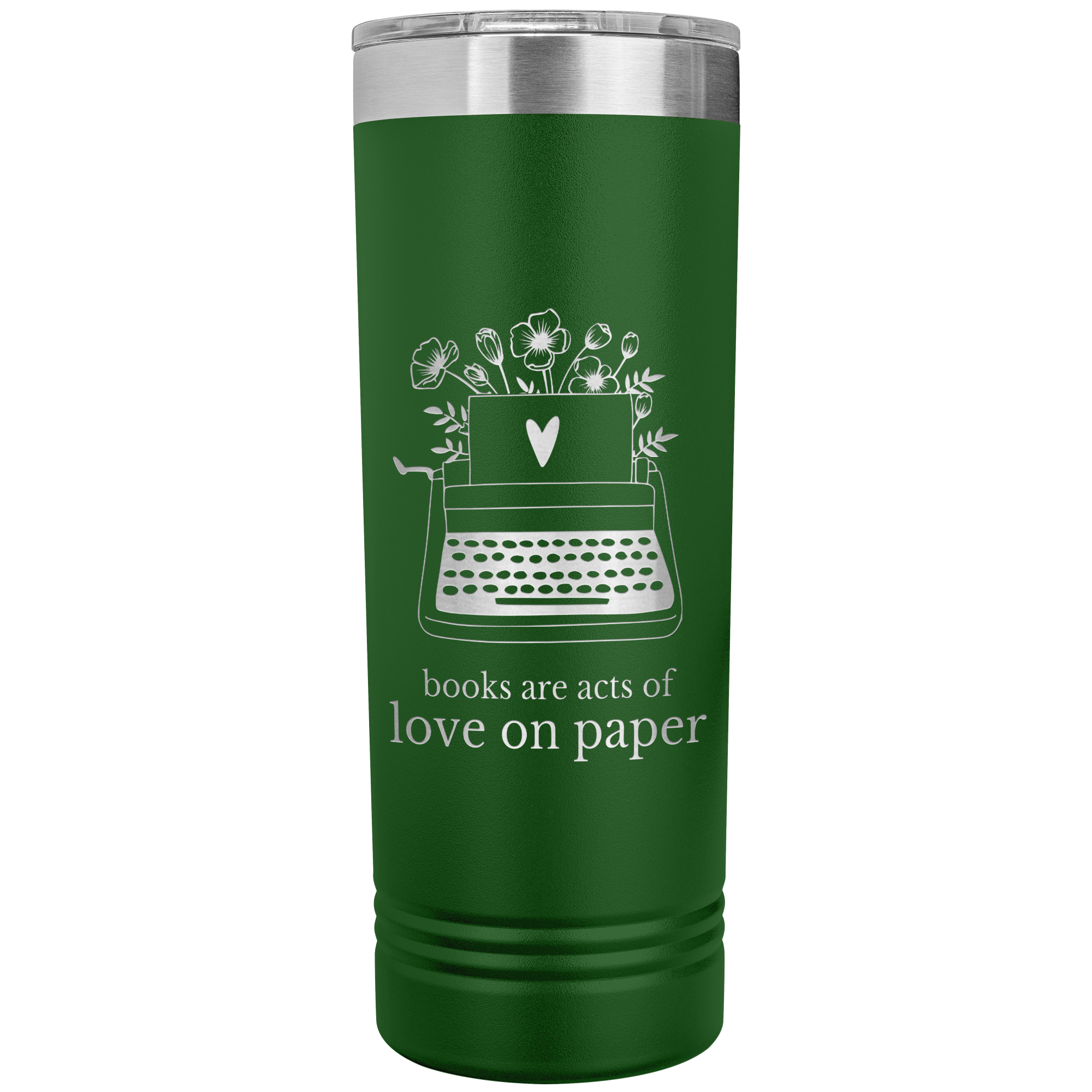 Books_Are_Love_on_Paper_22_oz_Etched_Tr_Green_Mockup.png