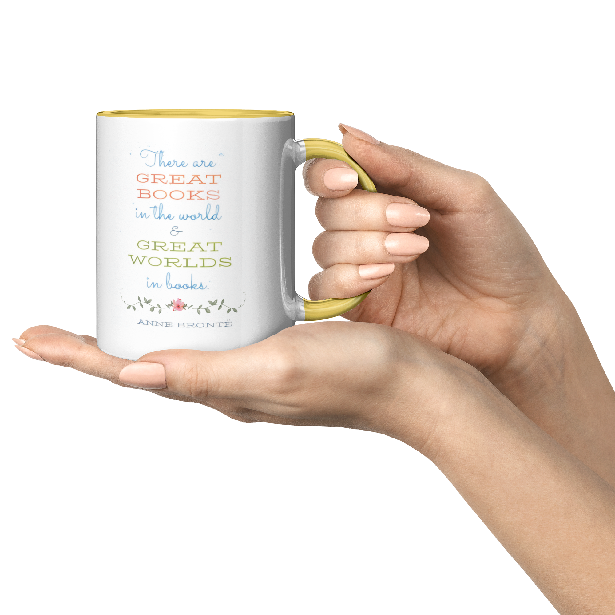 Bronte_Sisters_11oz_Yellow_Accent_Mug_Presentation_Mockup.png