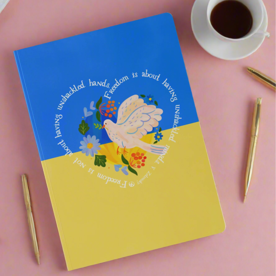 Slava_Ukraini_Softcover_Notebook_All_Pr_Lifestyle_2_Mockup.png