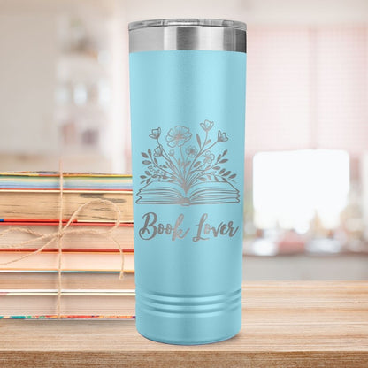 Book Lover Etched 22 oz Travel Mug