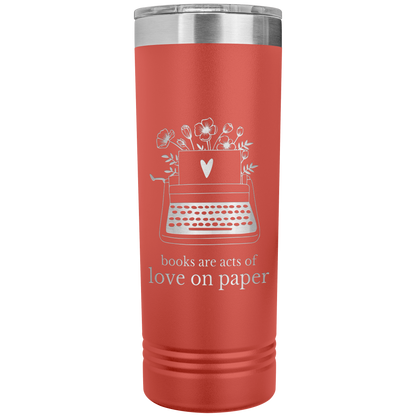 Books_Are_Love_on_Paper_22_oz_Etched_Tr_Coral_Mockup.png