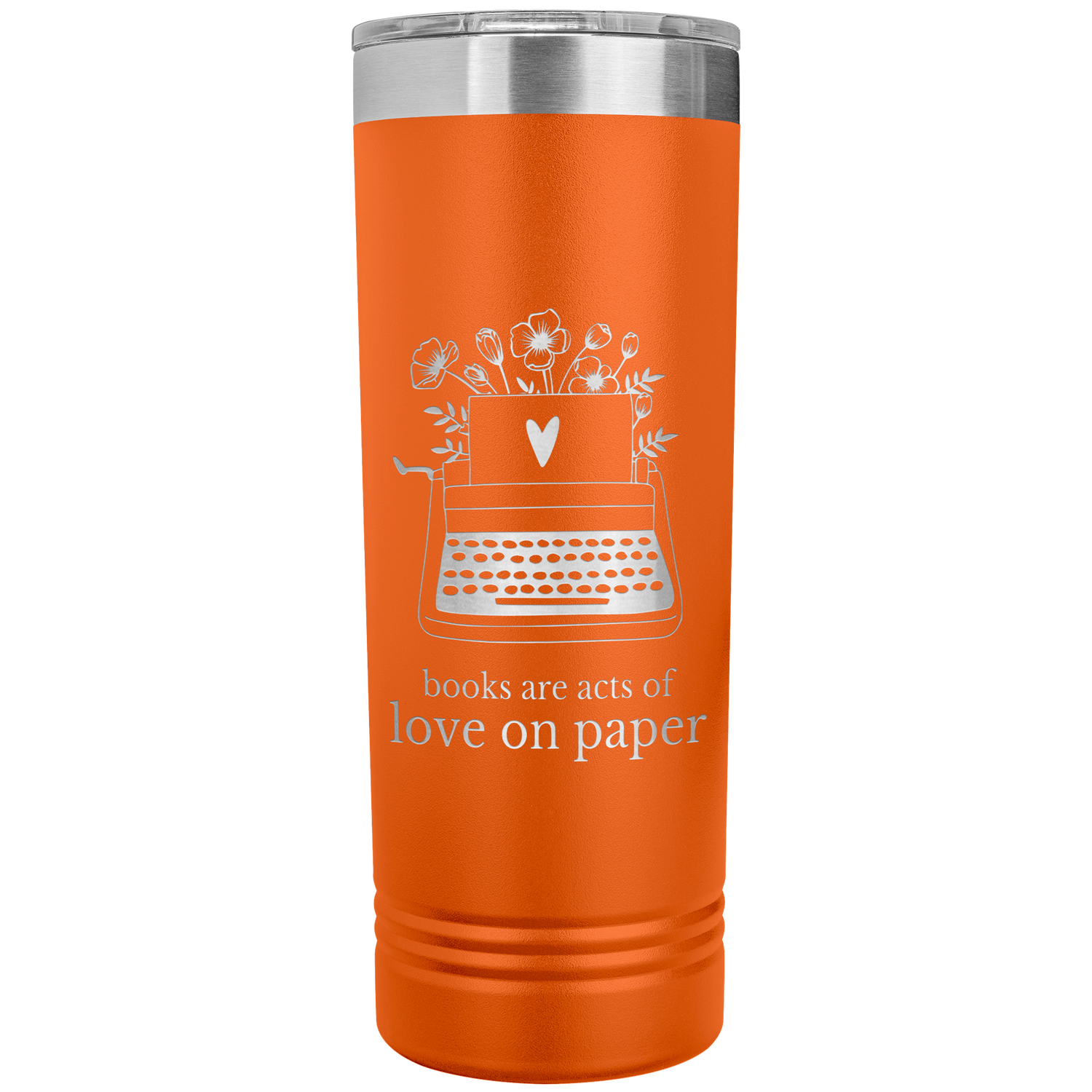 Books_Are_Love_on_Paper_22_oz_Etched_Tr_Orange_Mockup.png