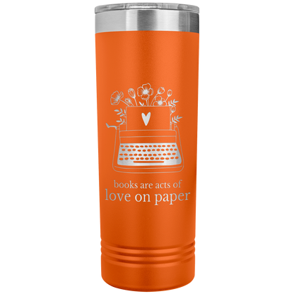 Books_Are_Love_on_Paper_22_oz_Etched_Tr_Orange_Mockup.png