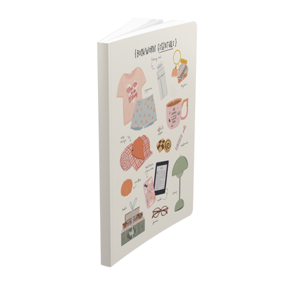 Bookworm_Essentials_Softcover_Notebook_Standing_Angle_Mockup.png
