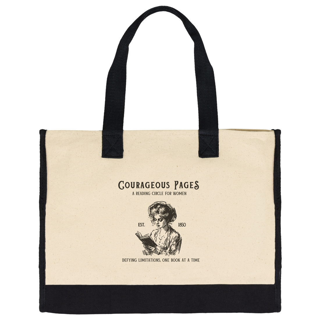 Courageous_Pages_Cotton_Tote_Bag_PremiumTote_MainFlat_Mockup.png