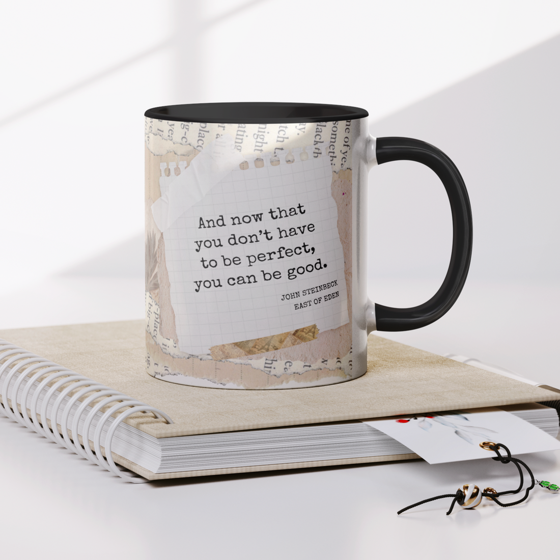 Good_Not_Perfect_11oz_Black_Accent_Mug_Mug_Lifestyle_Notebook_Mockup.png