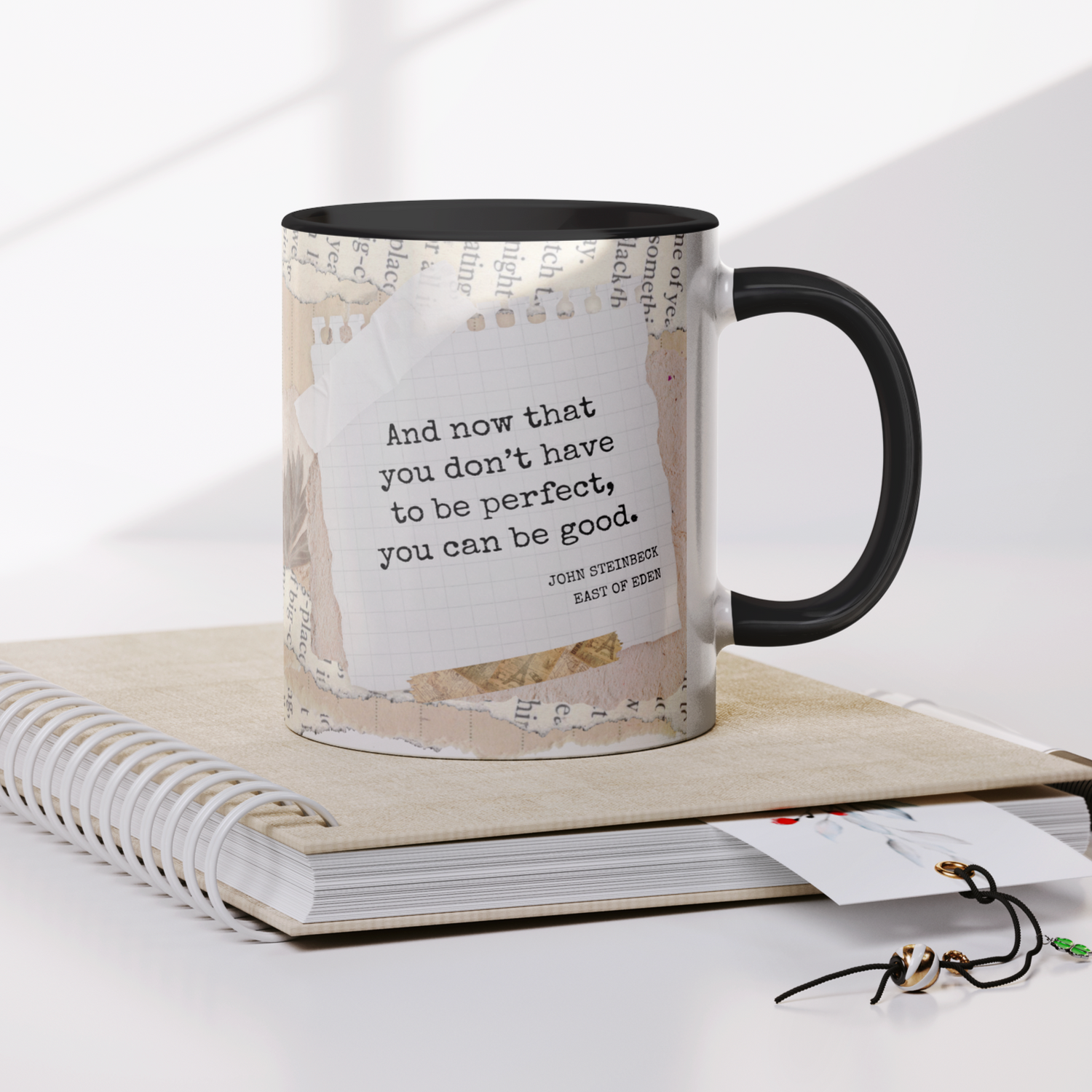 Good_Not_Perfect_11oz_Black_Accent_Mug_Mug_Lifestyle_Notebook_Mockup.png