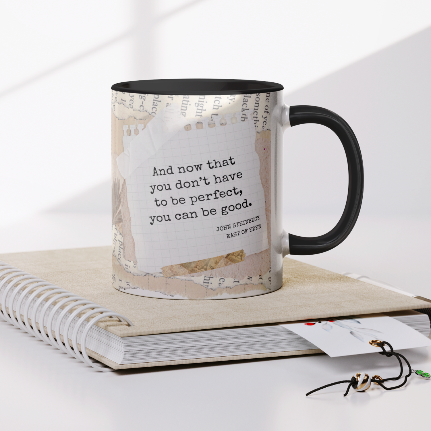 Good_Not_Perfect_11oz_Black_Accent_Mug_Mug_Lifestyle_Notebook_Mockup.png