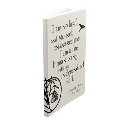 I_Am_No_Bird_Softcover_Notebook_Standing_Angle_Mockup.png