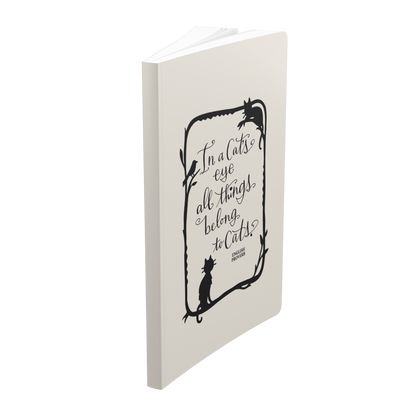 In_a_Cats_Eye_Softcover_Notebook_Standing_Angle_Mockup.png