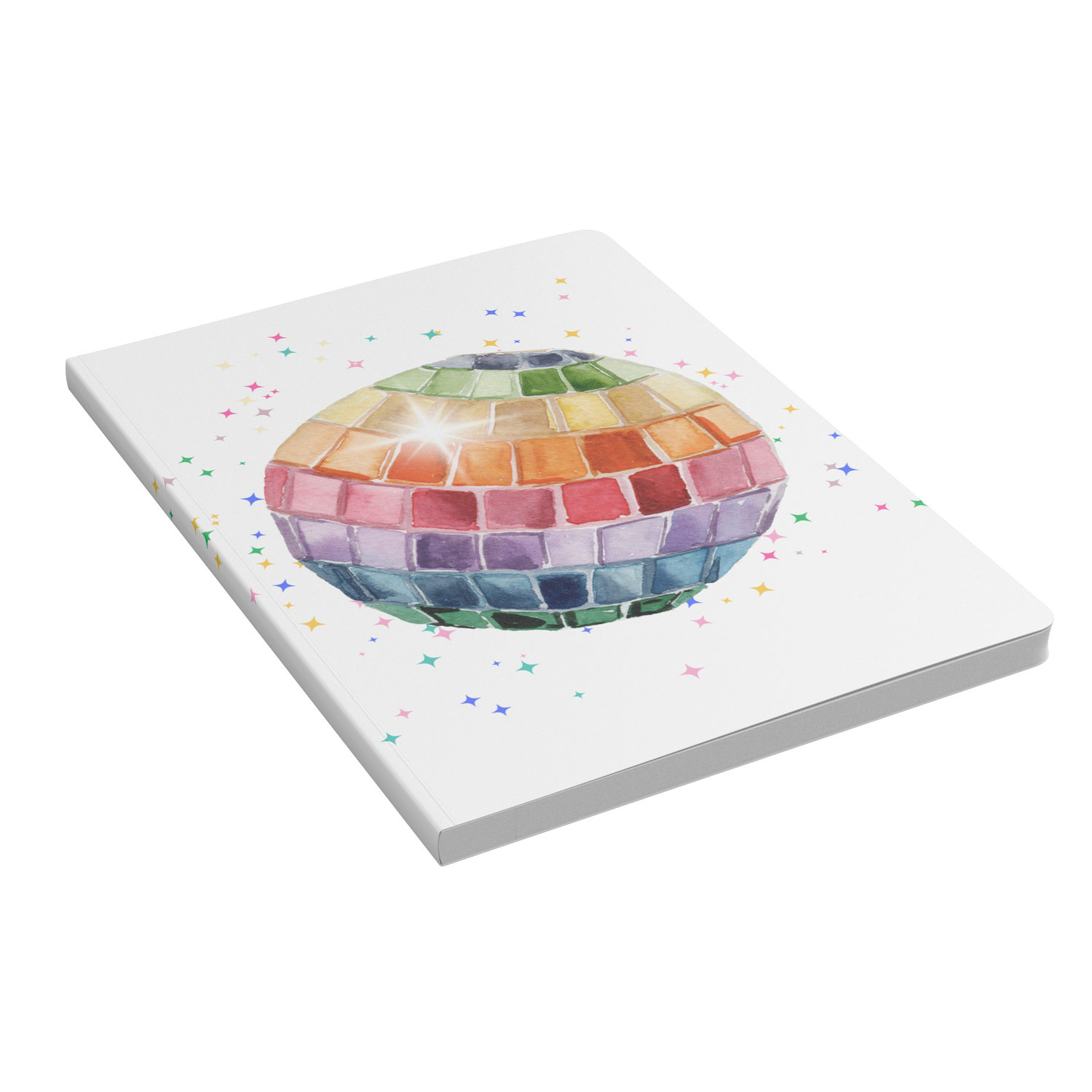 Mirrorball_Joy_Softcover_Notebook_Cover_Front_Angle_Mockup.png