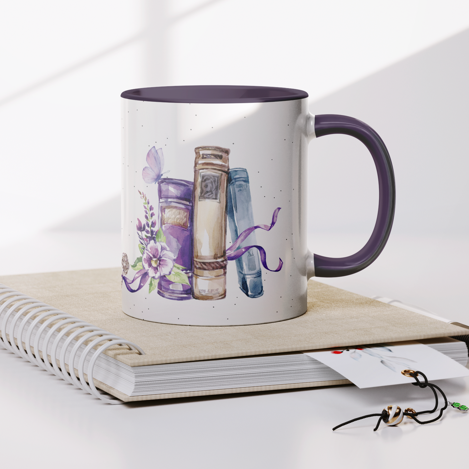 Secret_Garden_11_oz_Purple_Accent_Mug_Notebook_Mockup.png