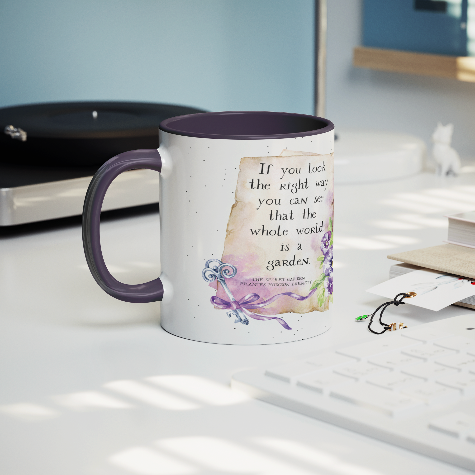 Secret_Garden_11_oz_Purple_Accent_Mug_Record_Player_Mockup.png